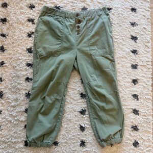 Free People Women’s Olive Joggers